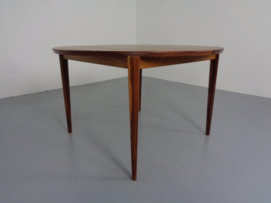 Large Rosewood Extendable Dining Table by Henry Rosengren Hansen for Brande Mobelindustri, 1960s-RDW-1300222