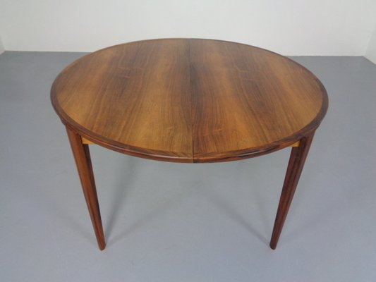 Large Rosewood Extendable Dining Table by Henry Rosengren Hansen for Brande Mobelindustri, 1960s-RDW-1300222