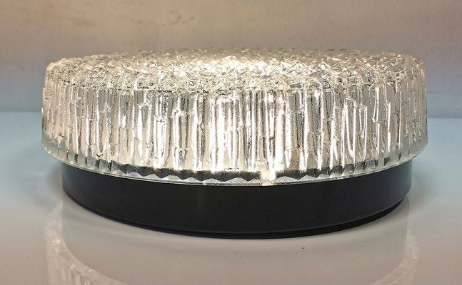 Large Round Dr. 100 60 Sconce from Holophane, 1960s-PHZ-627331