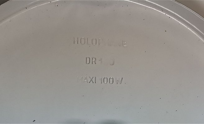 Large Round Dr. 100 60 Sconce from Holophane, 1960s-PHZ-627331