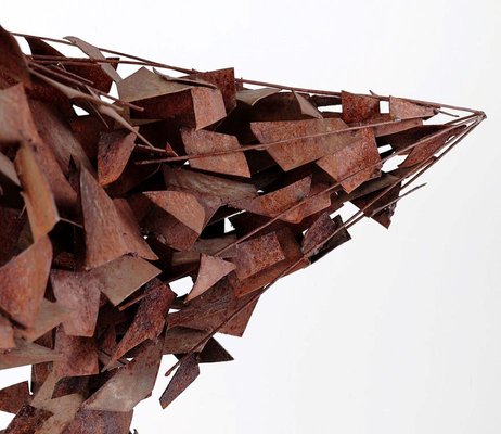 Large Rusted Sculpture, 2000s, Metal-JG-1797196