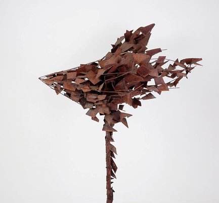 Large Rusted Sculpture, 2000s, Metal-JG-1797196