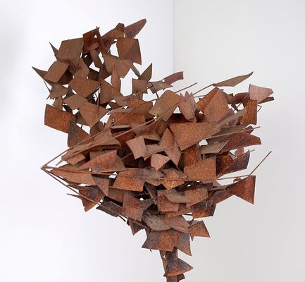 Large Rusted Sculpture, 2000s, Metal-JG-1797196