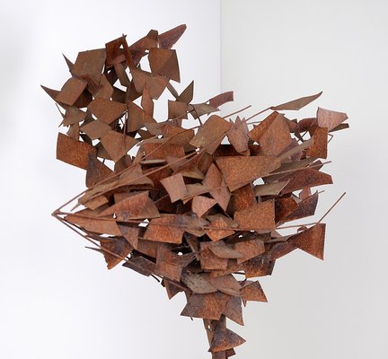 Large Rusty Metal Sculpture-NYF-2019233