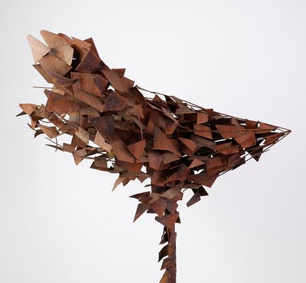 Large Rusty Metal Sculpture-NYF-2019233