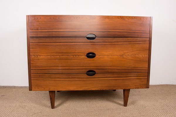 Large Santos Rosewood Dressing Table by Joseph André Motte Edition Charron, 1960s-EMB-1406502