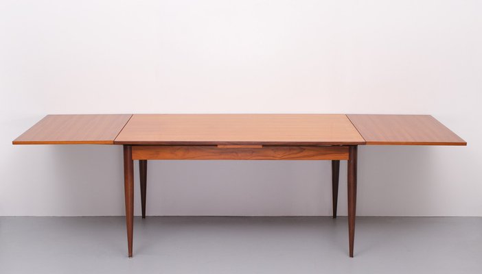 Large Scandinavian Extendable Teak Dining Table, 1960s-GCG-1286740