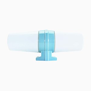 Large Scandinavian Modern Opaline Glass and Porcelain Wall Light from Ifö, 1960s-HPQ-1438605