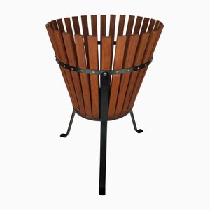 Large Scandinavian Tripot Plant Stands in Teak-SFQ-1765472