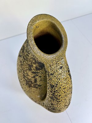 Large Sculptural Fat Lava Ceramic Jar-Shaped Floor Vase, 1950s-JP-2023749