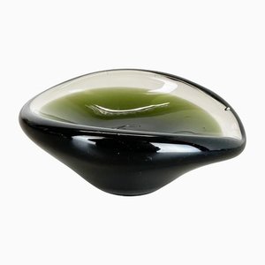 Large Sculptural Murano Glass Shell Ashtray, Italy, 1970-QZ-1149904