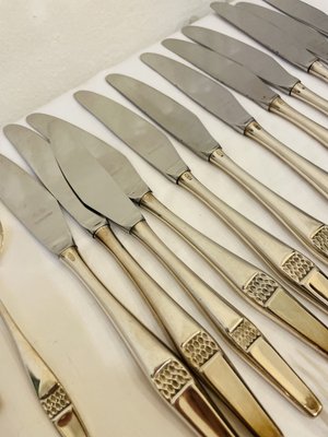 Large Silver Savoy Cutlery Set from Robbe & Berking, 1970s, Set of 97-RZY-1751980