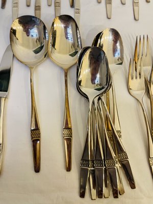 Large Silver Savoy Cutlery Set from Robbe & Berking, 1970s, Set of 97-RZY-1751980