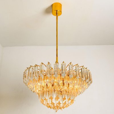 Large Six-Tier Crystal Chandelier from Mazzega, 1960s-VDW-1010835