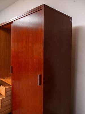 Large Sliding Doors Cabinet or Sideboard attributed to Alfred Hendrickx for Belform, 1960s-KL-1780871