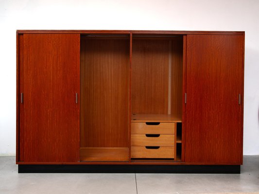 Large Sliding Doors Cabinet or Sideboard attributed to Alfred Hendrickx for Belform, 1960s-KL-1780871