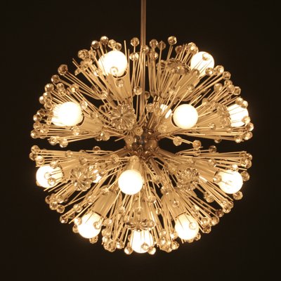 Large Snowball Silvered Ceiling Lamp by Emil Stejnar for Rupert Nikoll, 1950s-SY-1115003