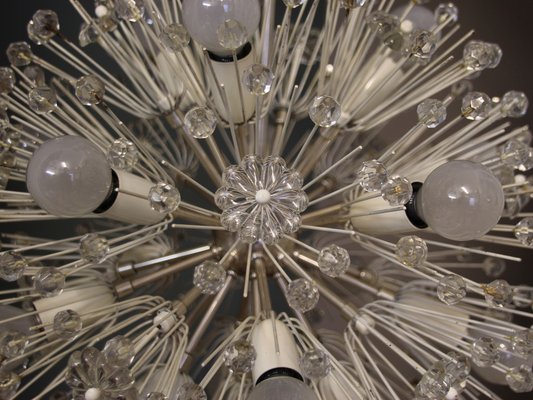 Large Snowball Silvered Ceiling Lamp by Emil Stejnar for Rupert Nikoll, 1950s-SY-1115003