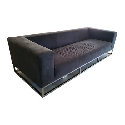 Large Sofa on Chrome-Plated Metal by Andrew Martin-TCS-1706730