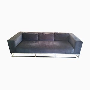 Large Sofa on Chrome-Plated Metal by Andrew Martin-TCS-1706730