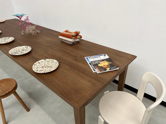 Large Solid Ash Farm Table-WKI-1078912