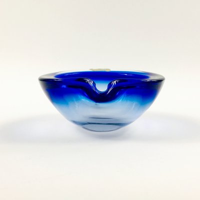 Large Sommerso Murano Glass Bowl by Flavio Poli, Italy, 1970s-BMM-2043183