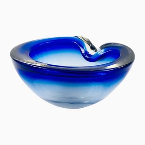 Large Sommerso Murano Glass Bowl by Flavio Poli, Italy, 1970s-BMM-2043183