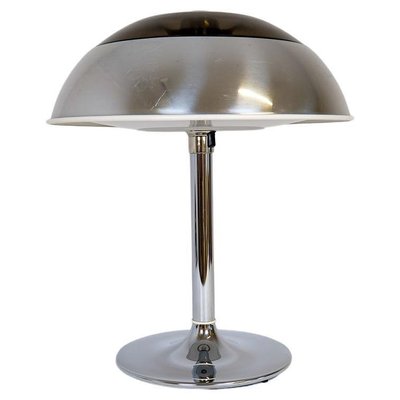 Large Space Age Chrome Table Lamp from Fagerhults, Sweden, 1970s-UYK-1321084