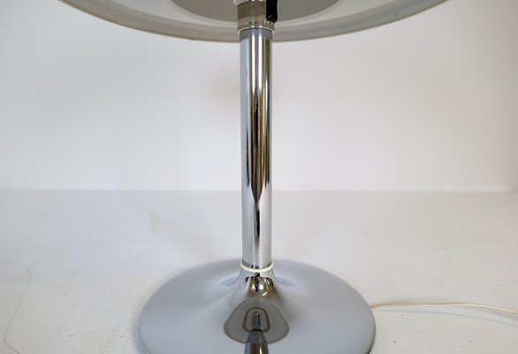 Large Space Age Chrome Table Lamp from Fagerhults, Sweden, 1970s-UYK-1321084