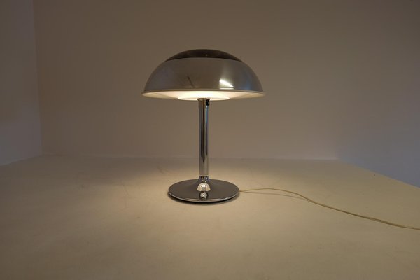 Large Space Age Chrome Table Lamp from Fagerhults, Sweden, 1970s-UYK-1321084