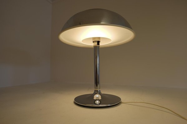 Large Space Age Chrome Table Lamp from Fagerhults, Sweden, 1970s-UYK-1321084