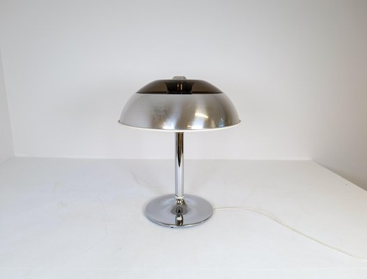 Large Space Age Chrome Table Lamp from Fagerhults, Sweden, 1970s-UYK-1321084