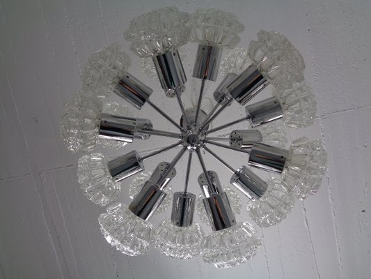 Large Space Age Sputnik Ceiling Lamp with 18 Glasses by Richard Essig, 1960s-RDW-912607