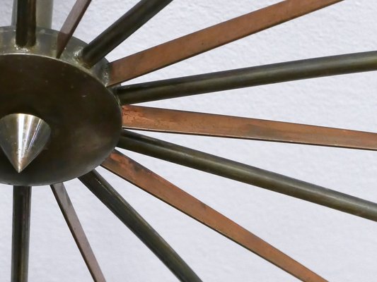 Large Sputnik Ceiling Light Sun by J.T. Kalmar, Austria, 1950s-WPT-2043784