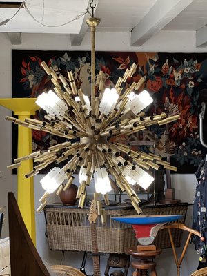 Large Sputnik Chandelier, 1970s-RHZ-2027812