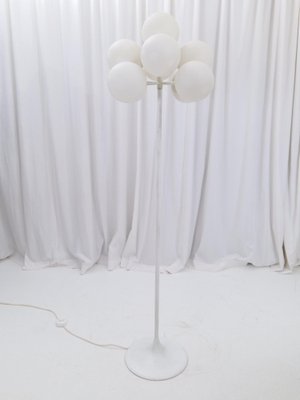 Large Sputnik Floor Lamp with Nine Glass Balls by E. R. Nele for Temde-XBF-1315845