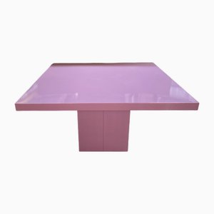 Large Square Dining Table in Metal, 1970s-QVY-1796497