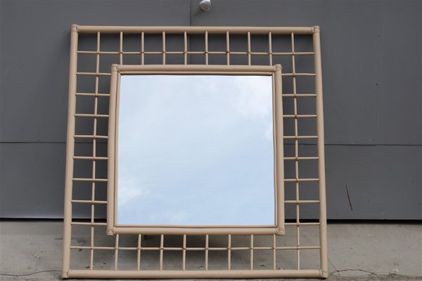 Large Square Mirror from Vivai del Sud Italia, 1970s-EH-866299