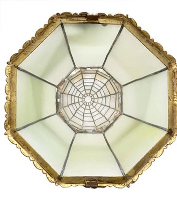 Large Stained Glass Wall Lamps, Set of 2-UCH-1224543