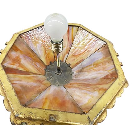 Large Stained Glass Wall Lamps, Set of 2-UCH-1224543