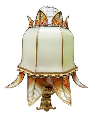 Large Stained Glass Wall Lamps, Set of 2-UCH-1224543