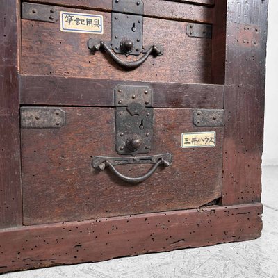 Large Store Archive Cabinet, Japan, 1890s-DWL-1787511