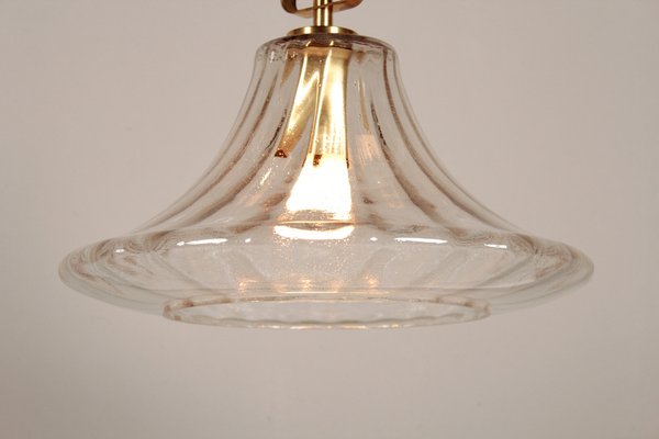 Large Structural Glass Pendant Lamp from Limburg, 1970s-DUM-1732251