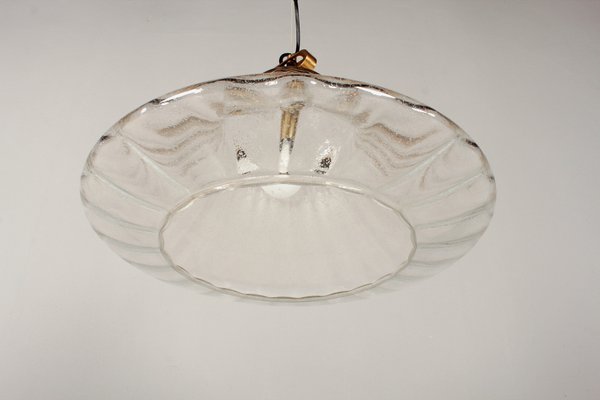 Large Structural Glass Pendant Lamp from Limburg, 1970s-DUM-1732251