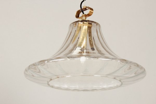 Large Structural Glass Pendant Lamp from Limburg, 1970s-DUM-1732251