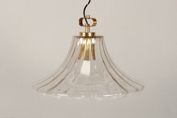 Large Structural Glass Pendant Lamp from Limburg, 1970s-DUM-1732251