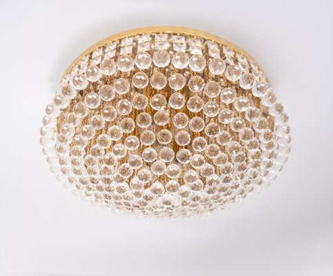 Large Swarovski Crystal Ball Ceiling Lamp, 1970s-GCG-932836