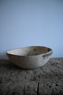 Large Swedish Burl Birch Bowl, 1800s-DAL-1799528