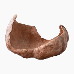 Large Swedish Burl Wood Bowl-KO-1702936