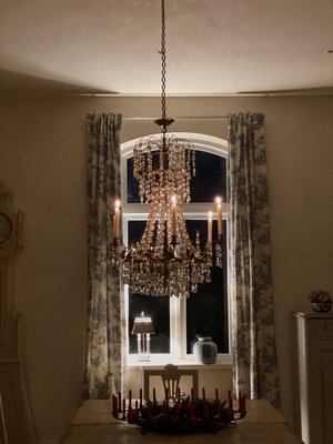 Large Swedish Chandelier, 1860-VAP-1124552